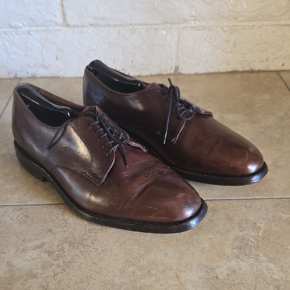 Allen Edmonds Brown Leather Derby Shoes